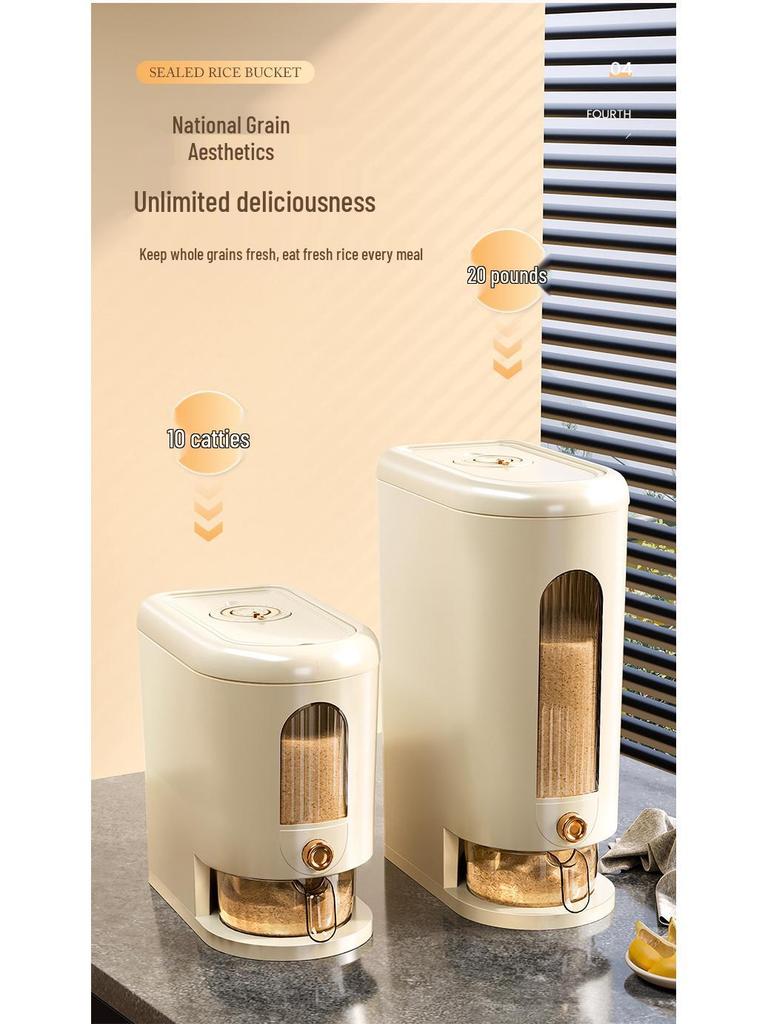 Insekten- und feuchtigkeitsdichte Aufbewahrungsbox für Reis und Mehl