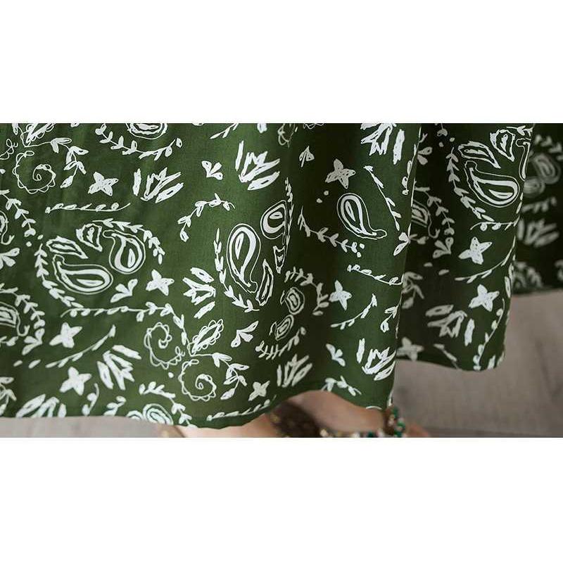 Simple Fashion Plus Size Round Neck Printed Dress