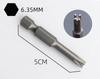 5Pcs Special Shaped Screwdriver Set 50mm U-shaped Y-Type Triangle Inner Cross Three Points Screwdriver Bit Tool