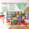 CPC CE Wooden Barbecue Role-Play Set: Fun & Educational Parent-Child Interaction Toy