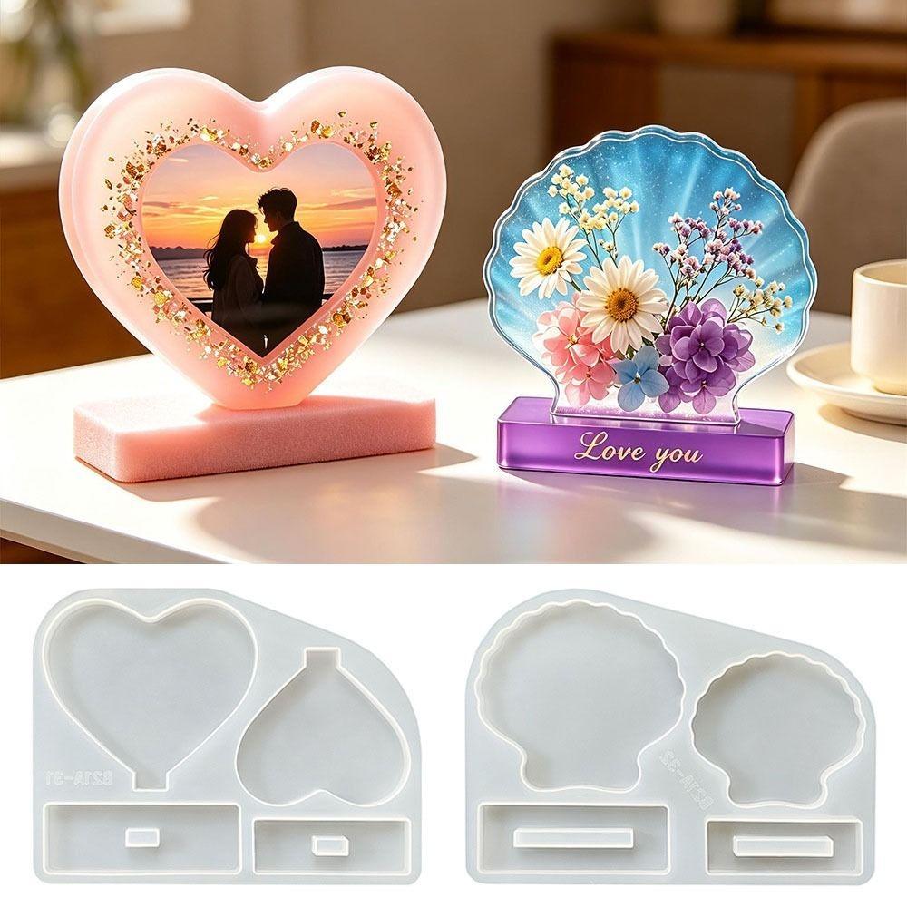 Durable Silicone Mold Heart Shape Crafts Casting Molds Resin Mold  Valentine's Day Gift