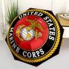 United States Marine Corps Emblem- Automatic Opening and Closing, 8-rib Structure Portable Umbrella, Suitable for Men and Women in All Seaso