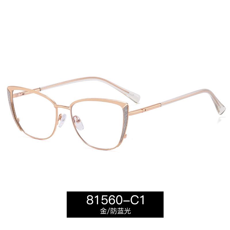 Women Cat Eye Myopia Eyeglasses Fashion Trendy Anti-blue Light Near Sight Glasses Female Vintage HD Lens Minus Eyewear 0 To -6.0