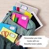 Clickedin (Pack Of 80Pcs) School Copy Notebook Name Stickers Attractive Medium Size Three Different Design