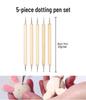 25-Piece Pottery Clay Tools Set with Waterproof Zipper Bag & Birch Wood Carving Knife