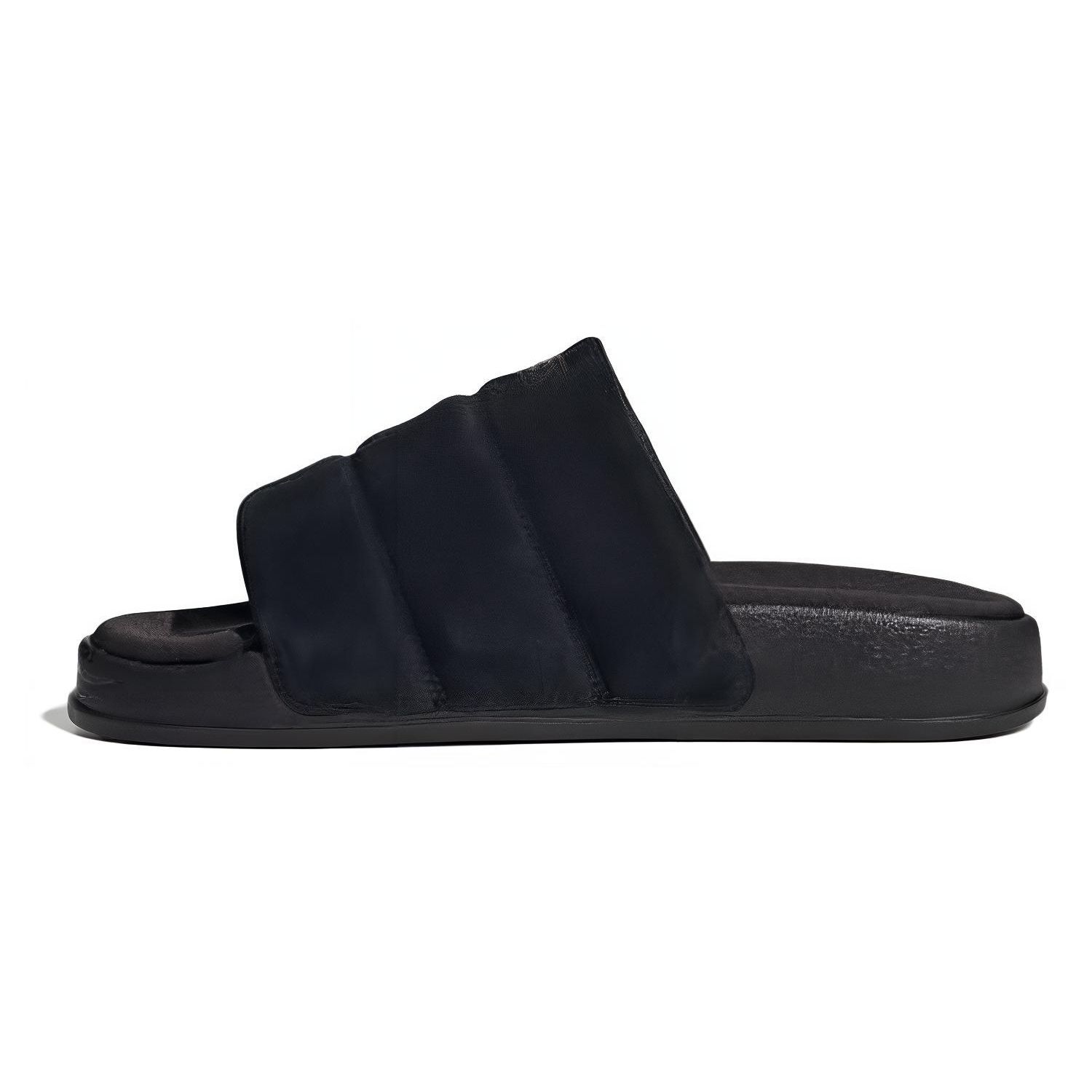 Adidas Originals Thick Sole Outdoor One-Piece Molding Round Toe Comfortable Anti-Rubbing Slide Sandals Women Sandals Black IF3576 38 10890₽