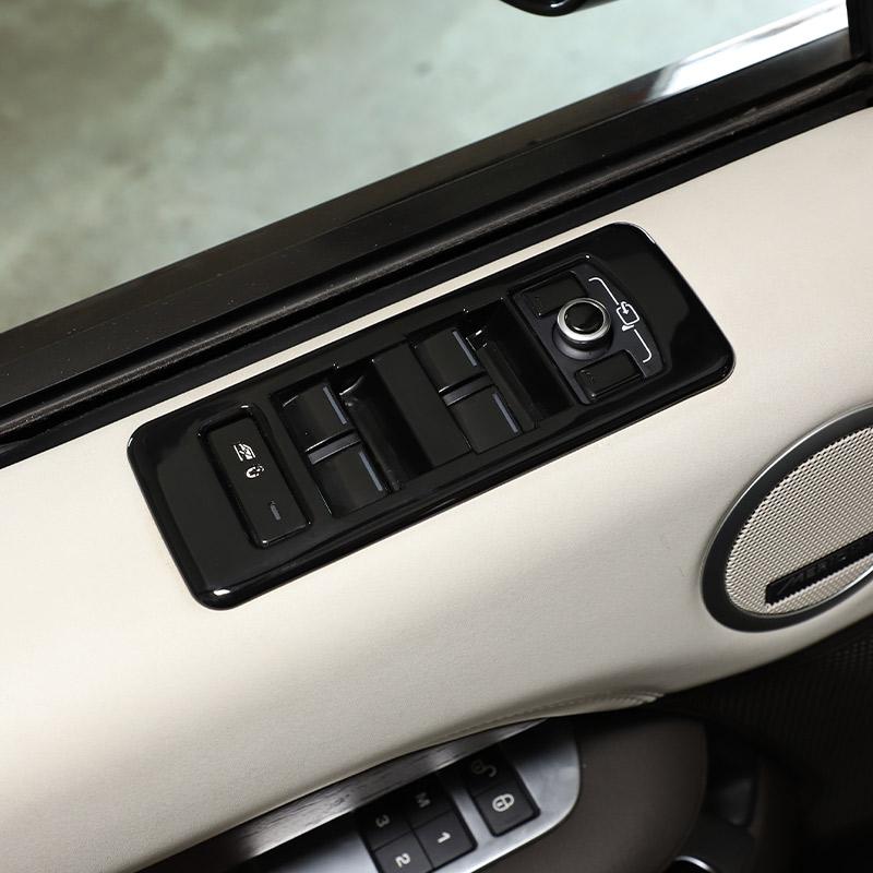For Land Rover Discovery 5 For Range Rover Sports Vogue Aluminum Alloy Car Interior Window Lift Switch Patch Sticker Accessories