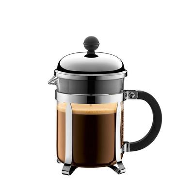 BODUM CHAMBORD French Press Kaffeemaschine 500ml Silber [Originalprodukt] 1924-16J