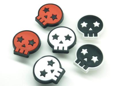 Speichenzubehör Totenkopf 6 Stück
