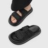 Casual Beach Indoor Sandals 2025 New Wear-resistant Non-slip and Shit-stepping Beach Shoes 471205 black-J