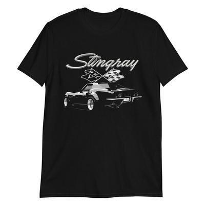 Camiseta unisex Corvette C3 Stingray 1969 1981 3.ª generación Vette Black Muscle Car