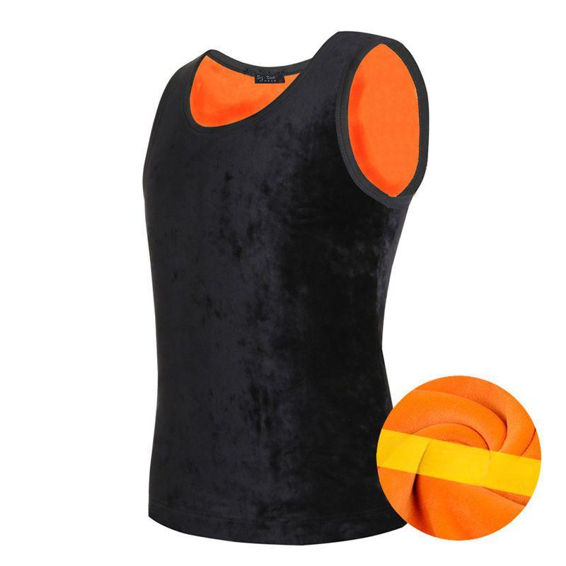 New Double-sided Plush and Thick Insulation Vest for Men's Winter Underwear Vest