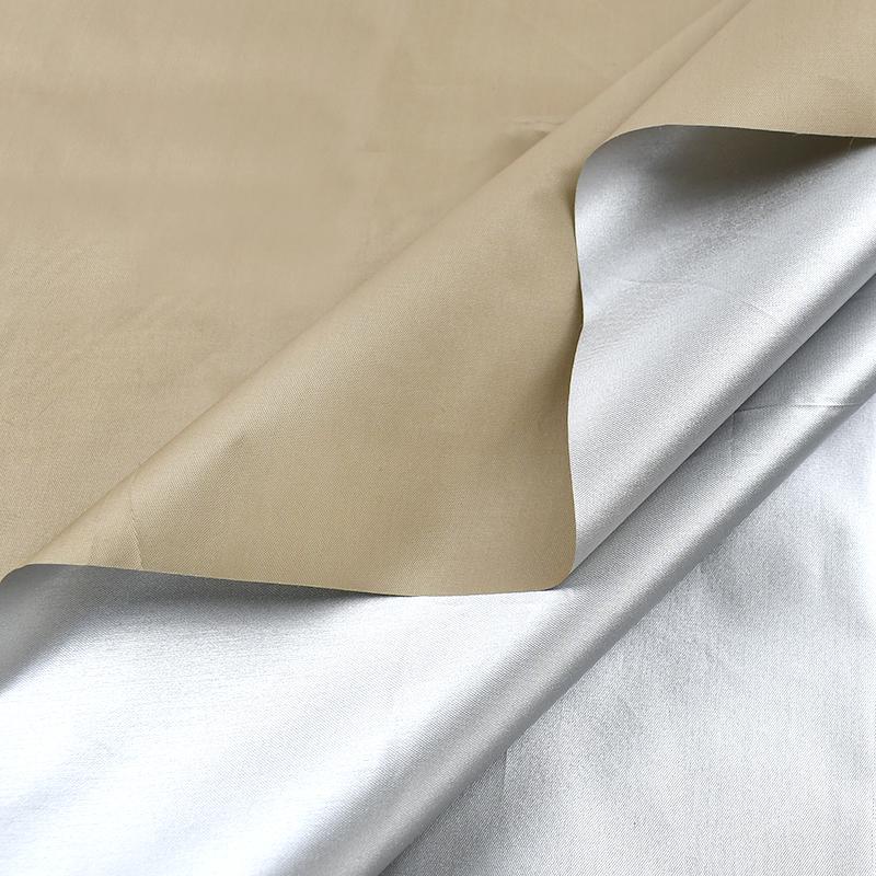 1-5Meters*148cm 190T Meetee Thin Waterproof Fabric Outdoor Sunscreen Sunshade Silver-coated Ripstop Umbrella Cloth Tent Material