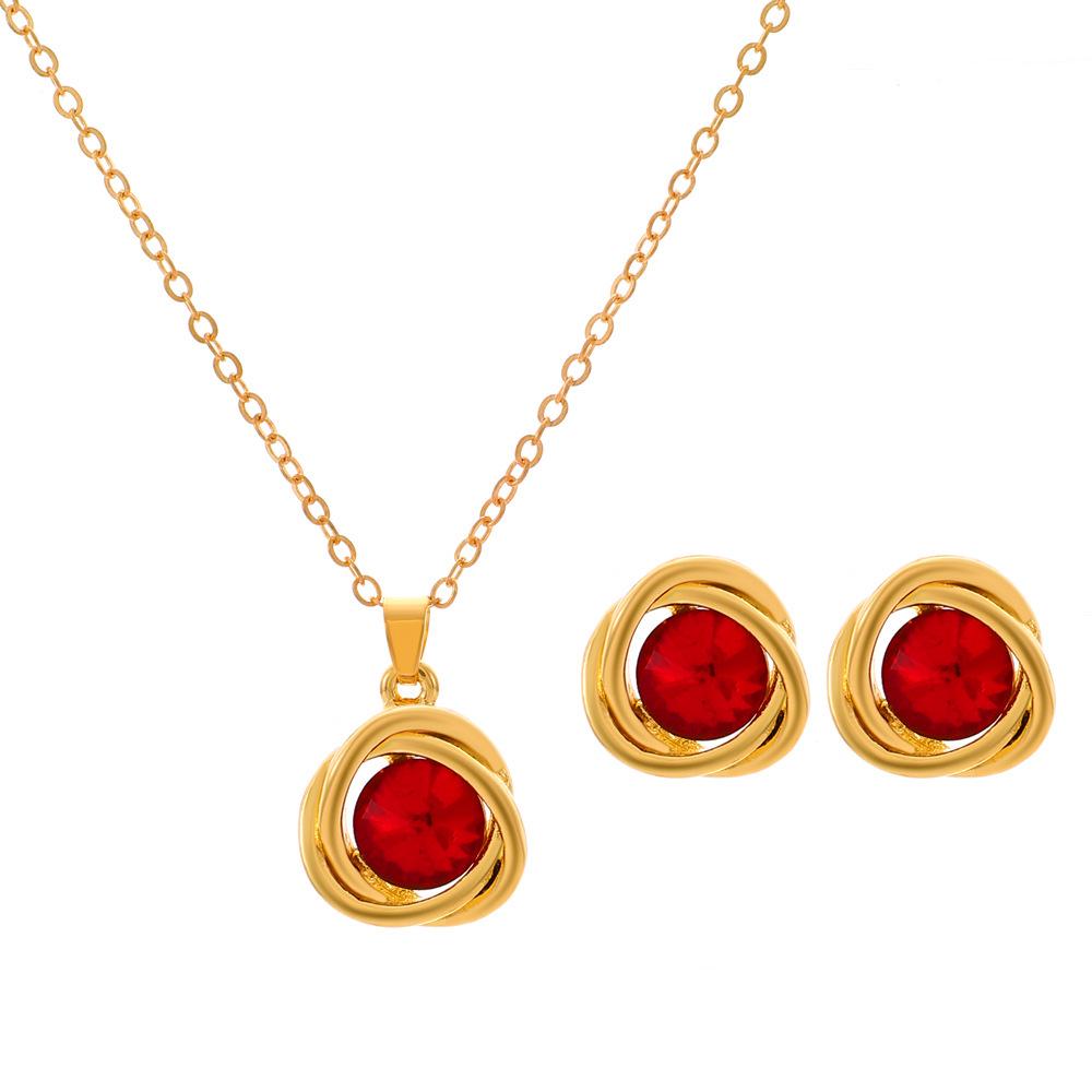 Elegant Pearl Teardrop Necklace & Stud Earrings Set for Bridal