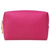 Cosmetic Bag Women Popular Product Pu Hand-Held Portable Square Waterproof Zipper Cute Travel Makeup Skincare Bag