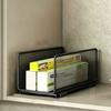 Multi-Layer Plastic Wrap Storage Rack Iron Vertical Storage Rack Cabinet Organizer  for Kitchen