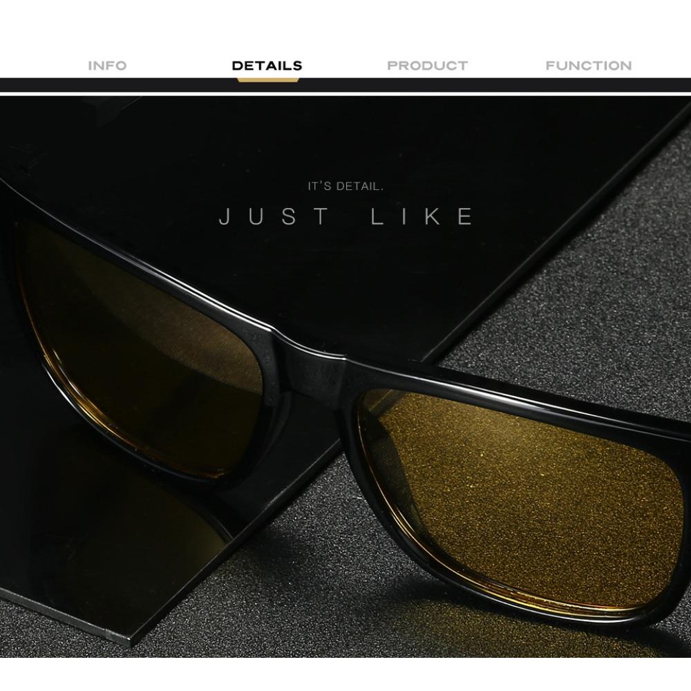 aoron Men and Women Polarized Sunglasses Colorful Sunglasses Sunglasses Fashion Night Vision Glasses Aluminum Magnesium Legs
