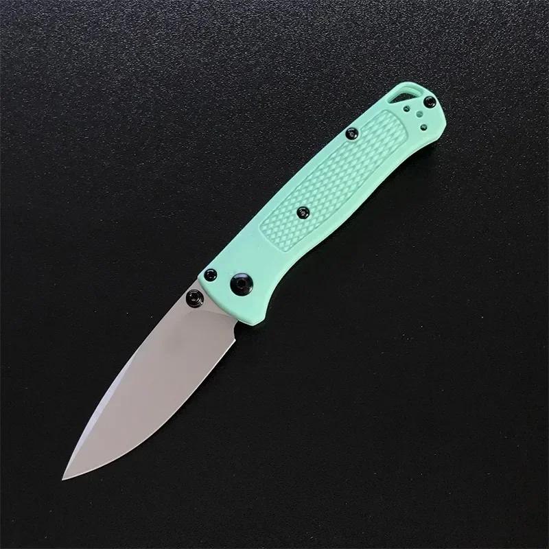 Pocket Knifes BM 533 Mini Bugout Folding Knife Nylon Fiber Handle Kitchen Knives Utility Meat Cleaver Fruit Sharp Knife EDC Tool