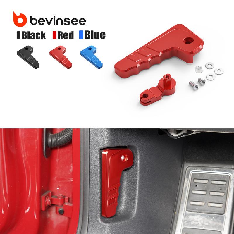 BEVEE Aluminum Engine Hood Release Lever Handle for VW Golf 7 MK7,for SEAT Leon 5F,for Skoda Octavia 5E,Replace for 6R1823533