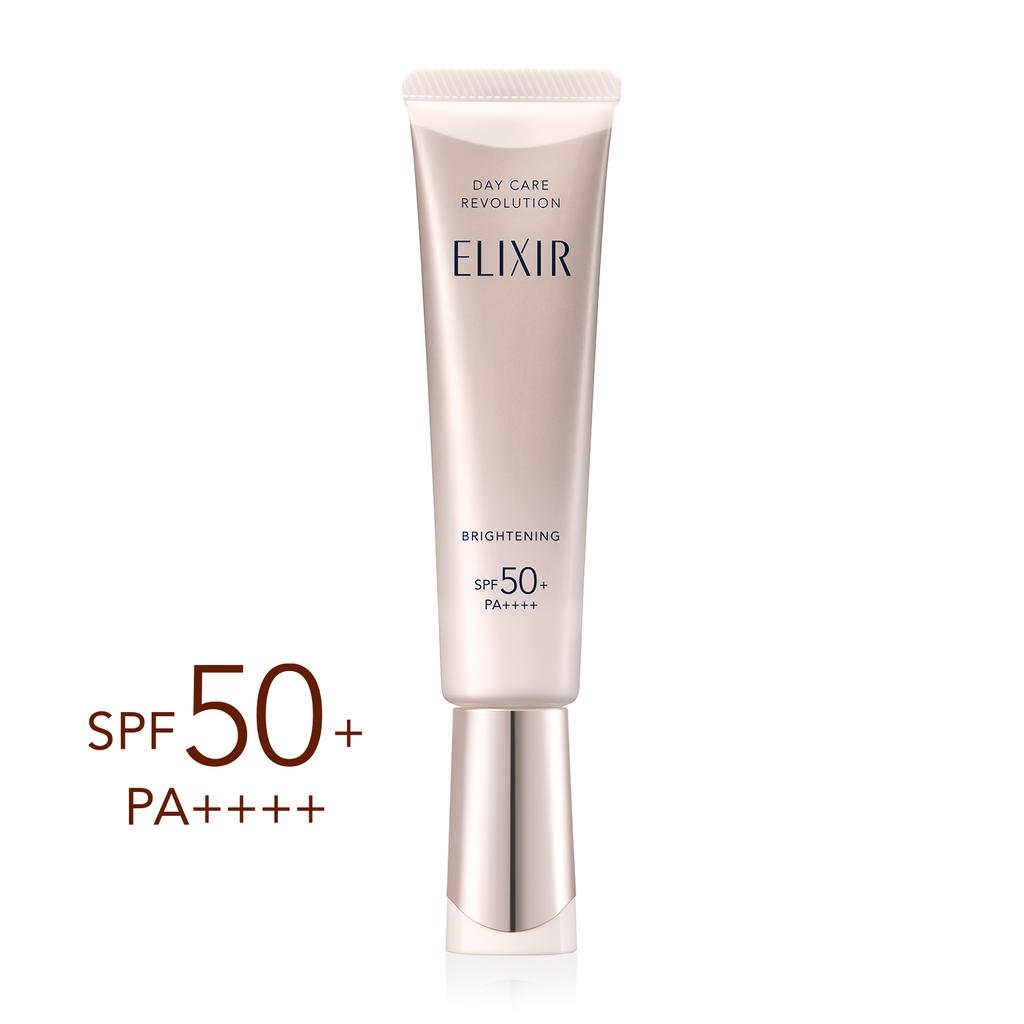 SHISEIDO ELIXIR White Day Care Revolution T+ SPF50 / PA ++++ dagemulsie met maximale bescherming tegen de zon, 35 ml