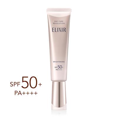 SHISEIDO ELIXIR White Day Care Revolution T+ SPF50 / PA ++++ Day Emulsion with Maximum Sun Protection, 35 Ml