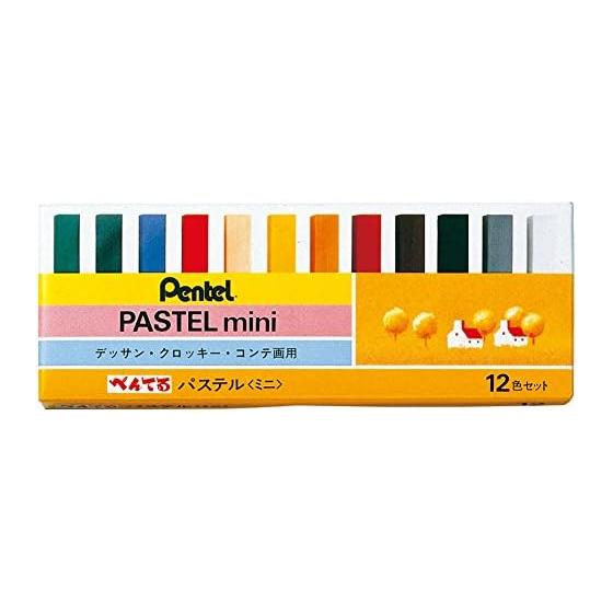 Pentel Pastel GA1-12S 12 colors mini