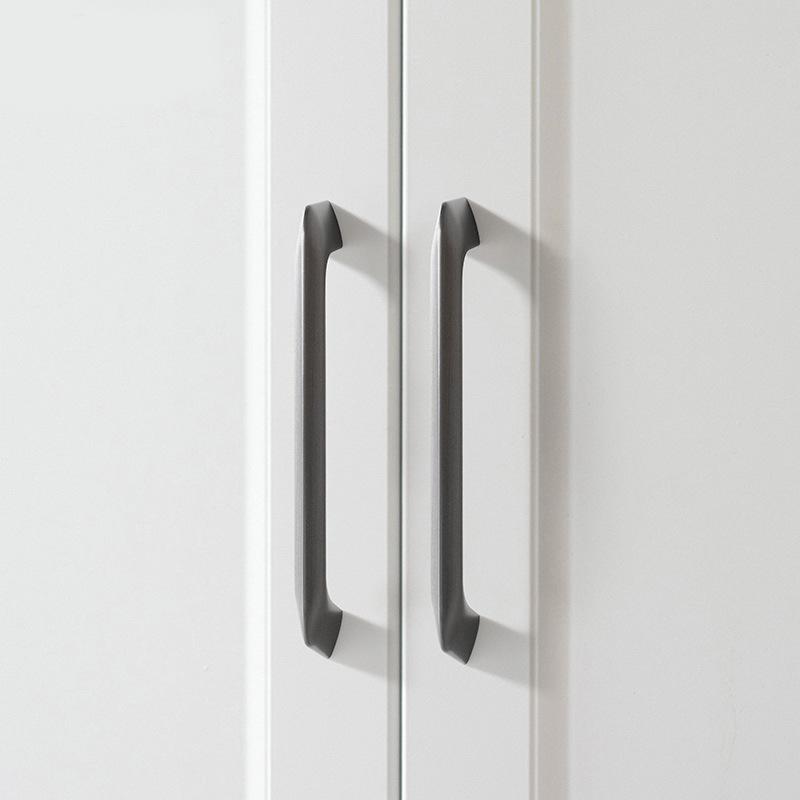 WV Kitchen Cabinet Storage Handles Modern Cupboard Gold Brass Cabinet Door Handles Gray Drawer Knobs Kitchen Furniture Hardware