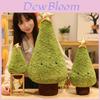 Adorable Christmas Tree Plush Toy Soft Pillow Stuffed Sleeping Doll Decor
