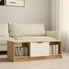 Day and Night - Day and Night White and Oak Engineered Wood Coffee Table 102x50x36 Cm