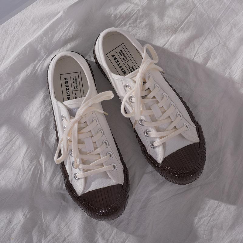 Casual shoes canvas shoes women's board shoes new little white shoes women 8655