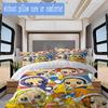 DoReMi Pattern Bedding,Quilt Set Quilt Cover Pillowcase Home Birthday Gift (1*duvet cover+2*pillowcase,without core)XSJT0917012