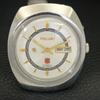 AUTOMATIC VINTAGE RICOH R31 JAPAN MENS SILVER COLOR DIAL WATCH a701943-5 R207-a701943