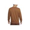 Nike Letter Round Neck Casual Long Sleeve Sweatshirt Men sweatshirt Brown HJ7032-299