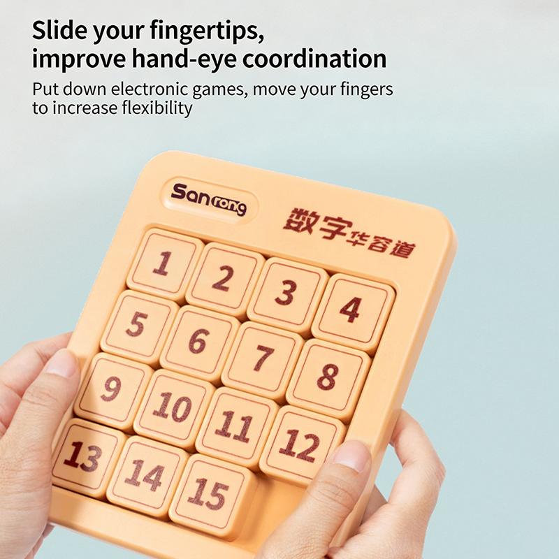 Children'S Digital Huarong Road Math Educational Toys Logic Thinking Training Toys For School Students