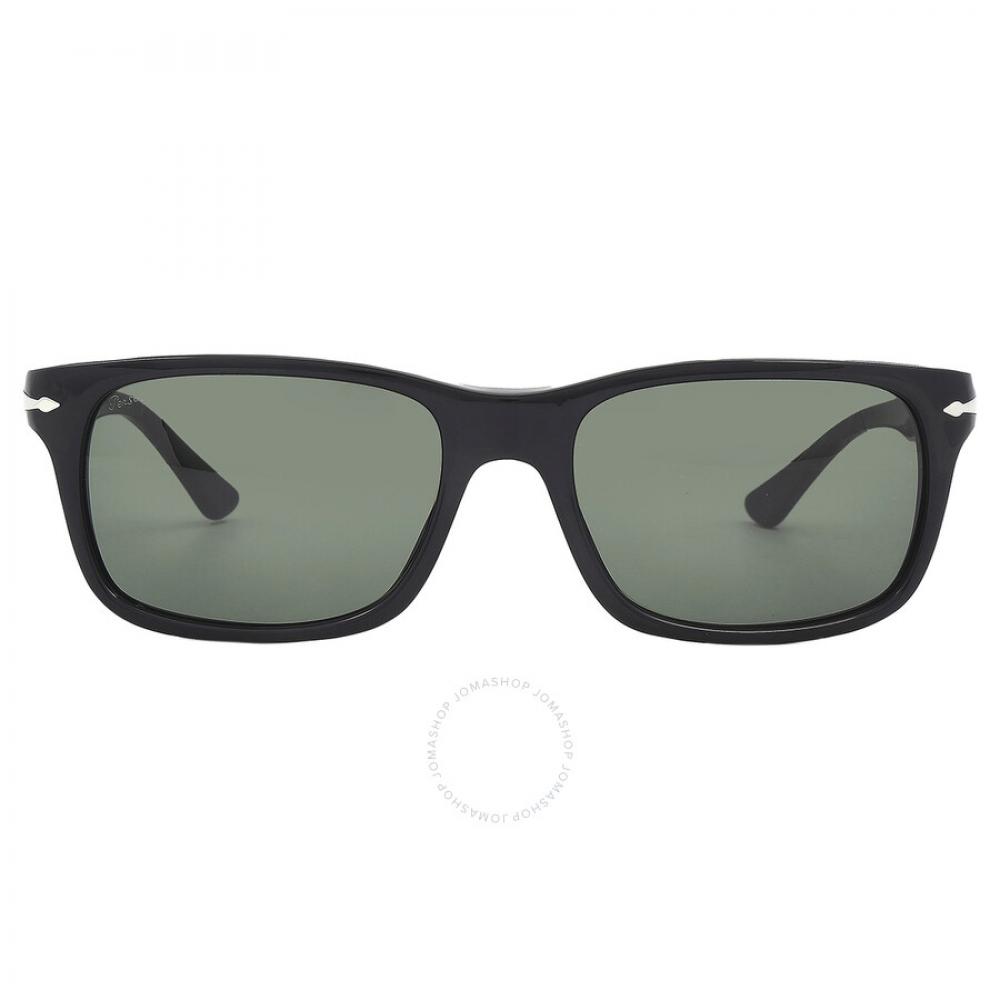

Persol Green Rectangular Men s Sunglasses PO3048S 95 31 58