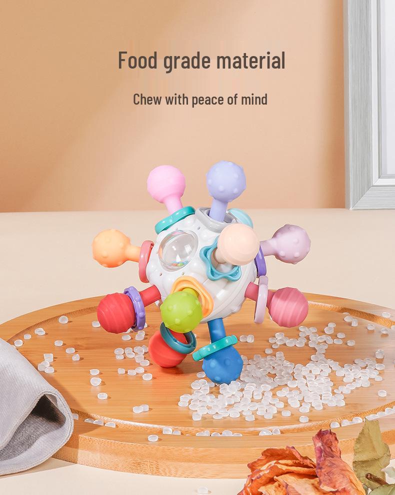 Manhattan Infant & Toddler Soothing Atom Rattle & Teether Toy