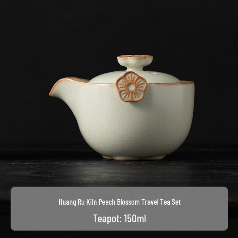 

Shangqi Ru Ware Peach Blossom Ceramic Gaiwan