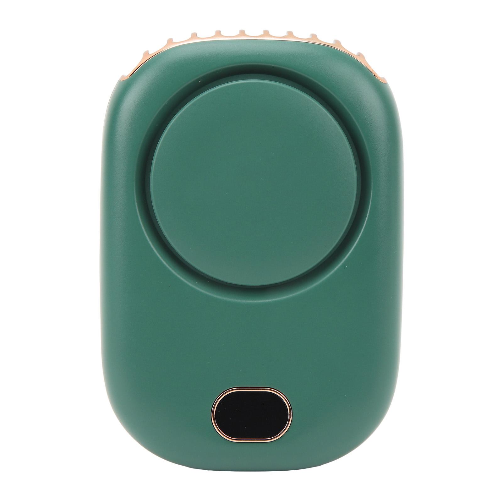 ing Neck Fan Portable USB Charging Leafless Fan Large Wind Power Display  ing Neck Bladeless Small Fan