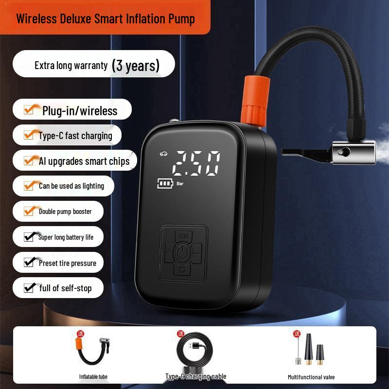 006 Portable Electric Car Tire Inflator Pump