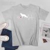 Unisex GerUnisex Shepherd Dog Heartbeat Pulse Tshirt Tees Oneck T Shirts WoUnisex Boys 100 Cotton Short TShirt Unisex All Seasons