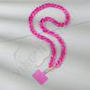 European and American Fashion Solid Color Acrylic Chain Mobile Phone Chain Long Neck Hanging Convenient Messenger Mobile Phone Hanging Chain 