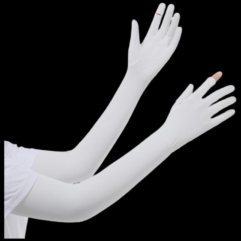 Women s Ice Silk Sun Protection Arm Sleeves One Size