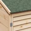 Garden Shed Natural 59 x 56 x 176 cm Solid Spruce Wood