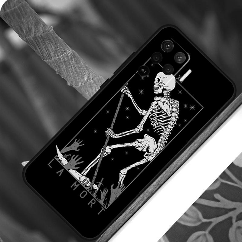 Death Tarot For OPPO A17 A16 A15 A79 A58 A78 A98 A74 A94 A77 A5 A9 A96 A76 A52 A72 A53S A54S A57S Case