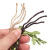 5Yards/Roll Artificial Vine Leaves Weaving Hemp Rope Simulation Green Leaves For Home Wedding Party Gift Bouquet Wrap Decoration