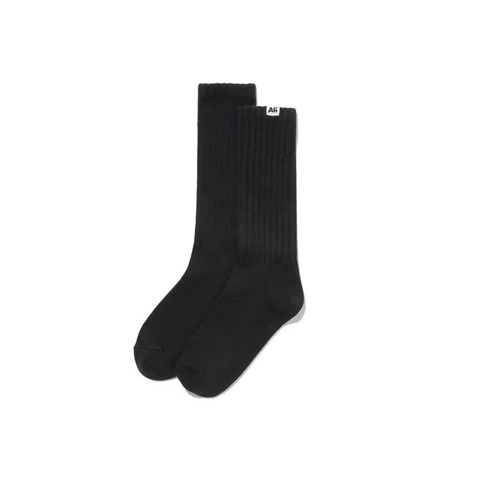 Cotton Rib Socks Black