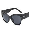 New Trend Sunglasses T Line Retro Large Frame Sunglasses Fashion Women's Sunglasses