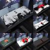 Японский Самурай Коврик для мыши Настольный коврик XXL Черно-белый Игровой коврик для клавиатуры Большой Коврик для стола Самурай Они Призрак Цусимы Коврик для мыши