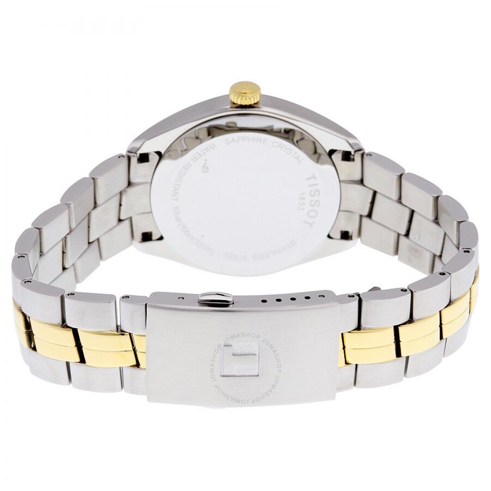 TiSSot Pr100 Chronometer Two Tone Men S Watch T1014512203100 T101.451.22.031.00