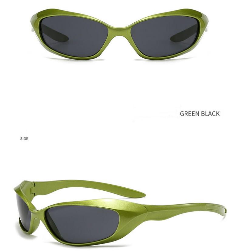 Y2K Punk Sports Sunglasses For Men Women Future Sense Sun Glasses Brand Designer Party Anti UV400 Fashion Goggle New